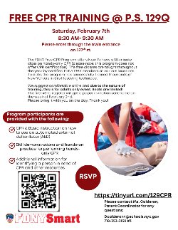 FDNY CPR AND AED TRAINING FOR PARENTS/CAREGIVERS CHINESE